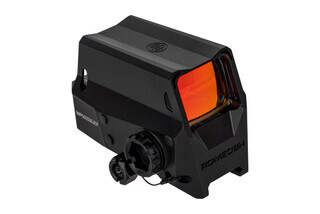 Sig Sauer Romeo 8H red dot sight features an enclosed housing made from 6061-T6 aluminum
